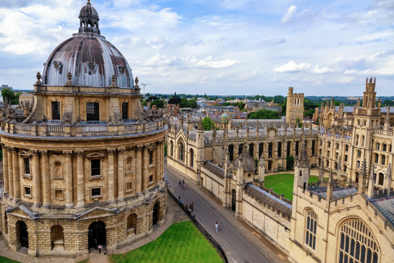 View of the University of Oxford campus