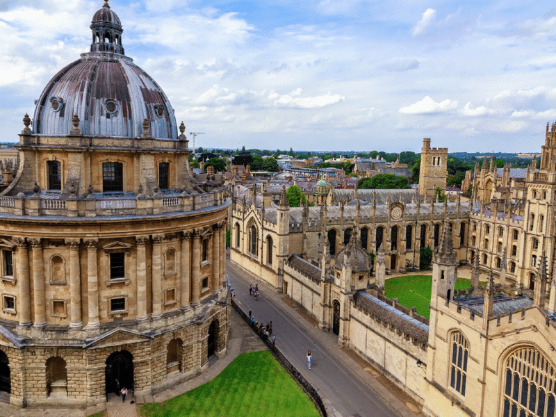 View of the University of Oxford campus